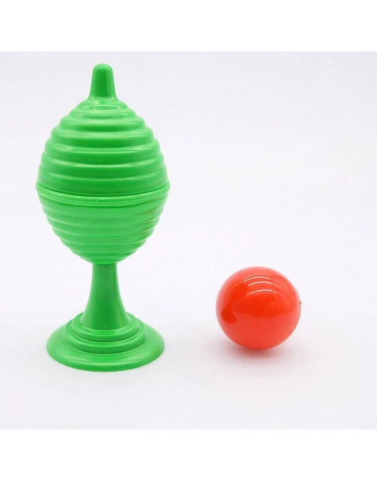 Yeşil Renk Sihirli Kupa Top Kaybetme Oyunu 7 cm