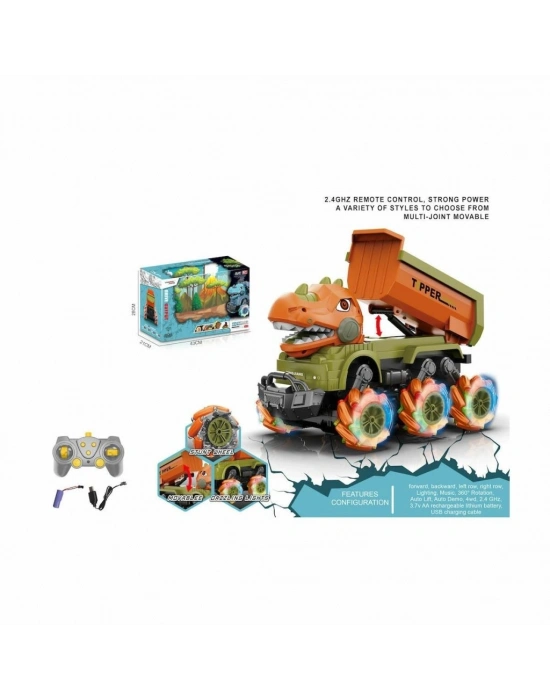 ® YJ-078-4 Kumandalı Sesli ve Işıklı Dinazor -Vardem