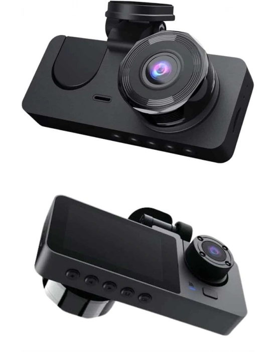 ® Yol Kayıt Araç Kamerası HD DVR 3 Kameralı 2.0in Ekranlı Ön İç Arka