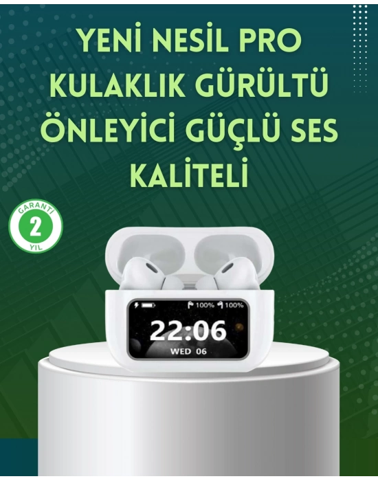 ® Yüksek Bass ve Güçlü Ses Özellikli Akıllı Bluetooth Kulaklık Dokunmatik Kontrol