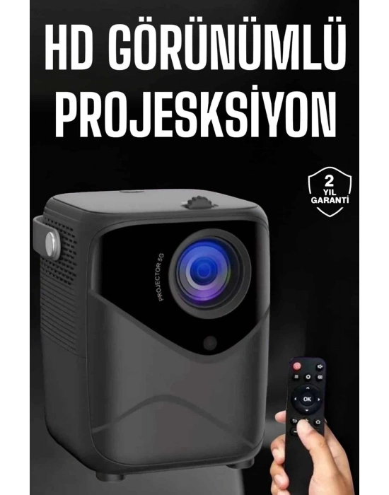 ® Yüksek HD Görünümlü Taşınabilir Projeksiyon Cihazı