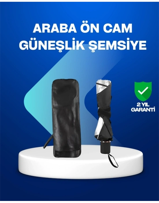 Yüksek Kaliteli Cam Elyaf İskeletli Araba Şemsiyesi – Tüm Araçlara Uygun