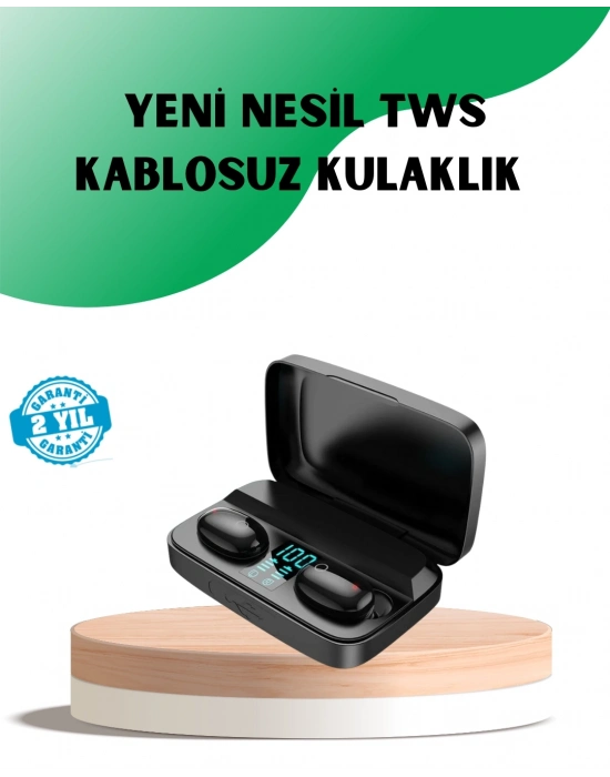 ® Yüksek Ses Kaliteli A10s TWS Bluetooth 5.0 Kablosuz Kulaklık