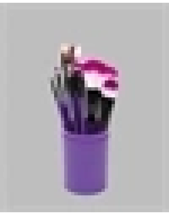 ® Yumuşak Fiber Kıllardan Oluşan 12li Makyaj Fırçası Seti Göz Farı Allık ve Kontür İçin