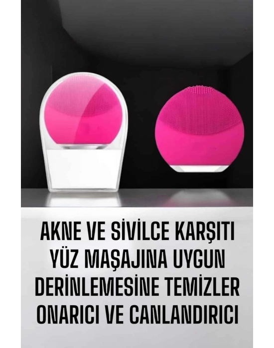 ® Yüz Temizleme Aleti Genç Görünüm Sağlayan, Kan Dolaşımını Hızlandıran, Kablosuz ve Taşınabilir