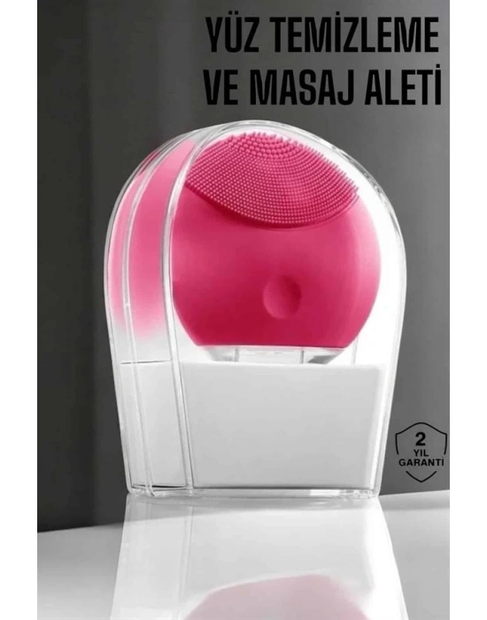 ® Yüz Temizleme Ve Masaj Aleti Tüm Cilt Tipleri İçin Uygun, Kan Dolaşımını Artıran