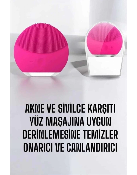 ® Yüz Temizleme Ve Masaj Aleti Tüm Cilt Tipleri İçin Uygun, Kan Dolaşımını Artıran