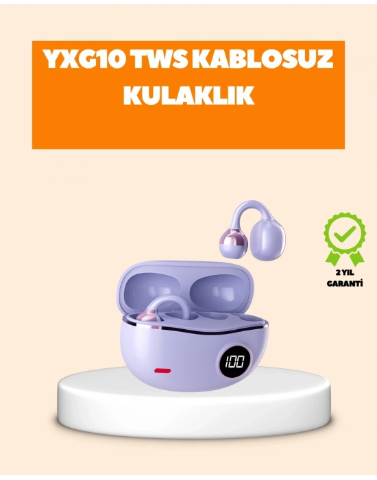 ® YXG10 Klipsli Açık Kulaklık – Spor İçin Uygun, APTX Ses, Ergonomik Yapı