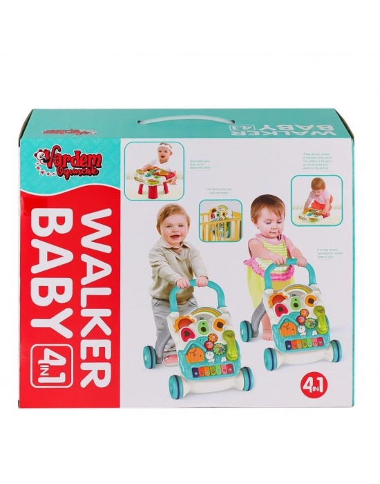 ® BIB-6017 Pianolu Yürüme Arkadaşı 4IN1