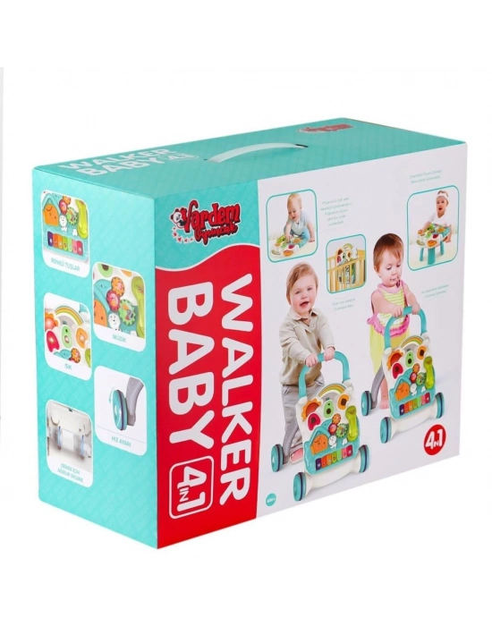 ® BIB-6017 Pianolu Yürüme Arkadaşı 4IN1