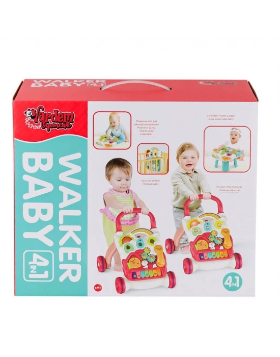 BIB-6018 Pianolu Yürüme Arkadaşı 4IN1