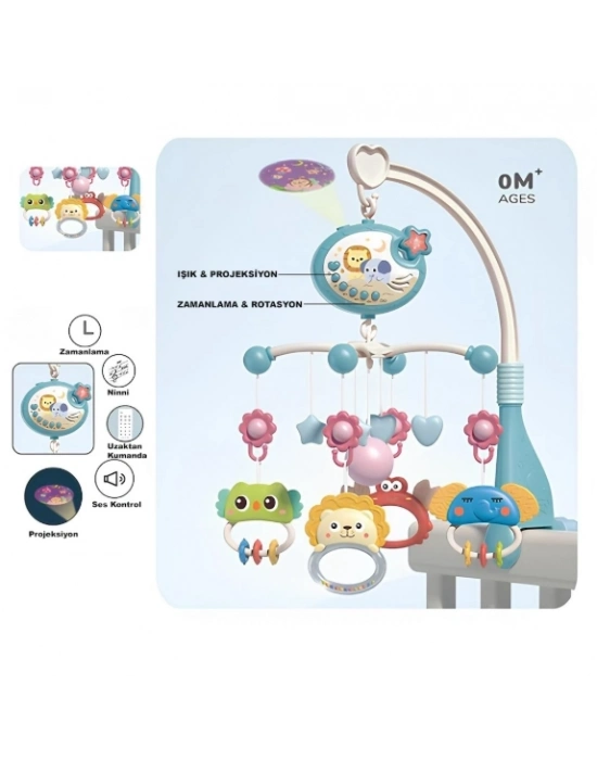 ® BIB-698-84,85 IŞIKLI MÜZİKLİ KUMANDALI BEBEK -VRD