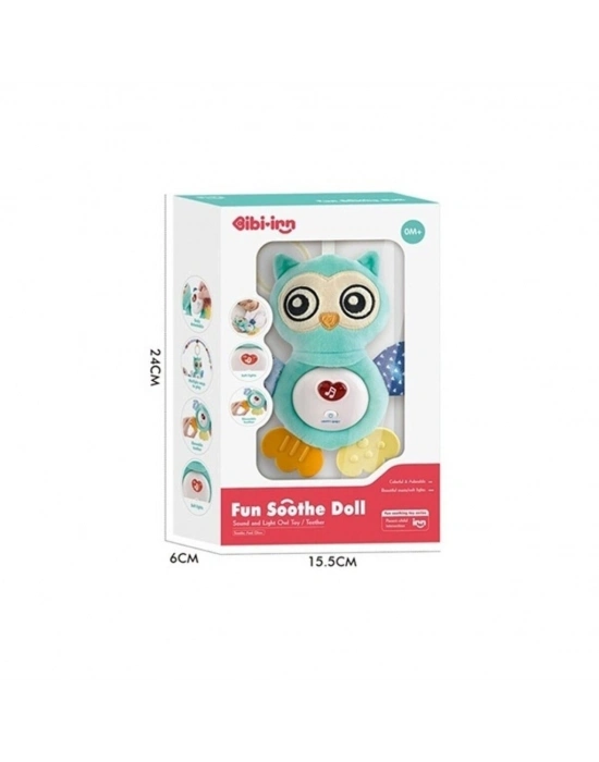 BIB6008 -Vardem Işıklı Ve Sesli Bebek Baykuşu