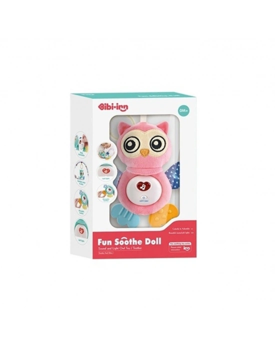 BIB6008 -Vardem Işıklı Ve Sesli Bebek Baykuşu