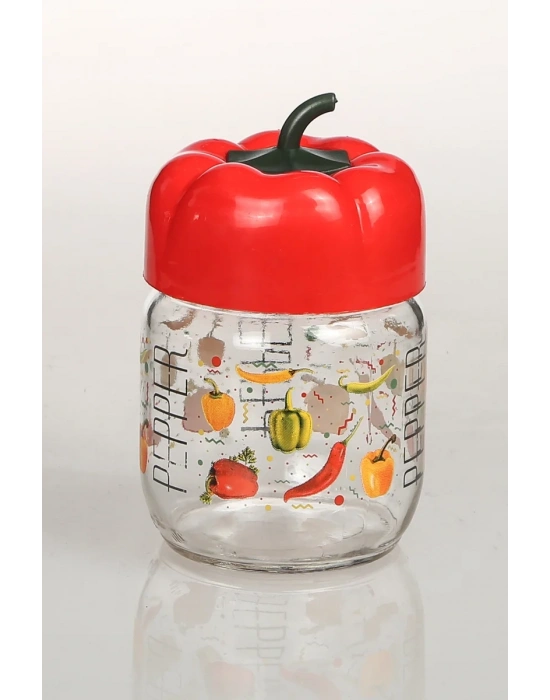 Biber Desenli Kavanoz 1000 Cc Royaleks-BD1000