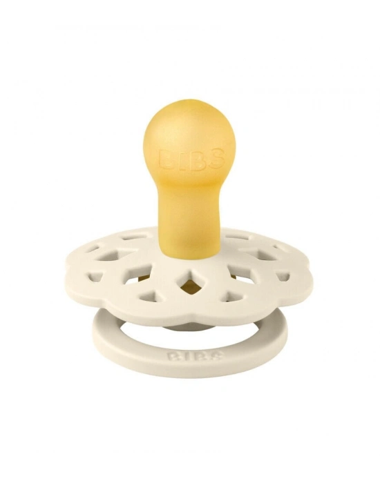 Bibs Boheme Kauçuk Emzik 6-18 Ay Ivory