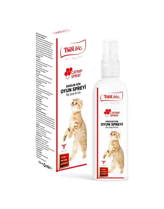 Biolive Catnip Kediler İçin Oyun Spreyi 150ml