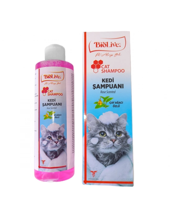 Biolive Çay Ağacı Özlü Kedi Şampuanı 200ml