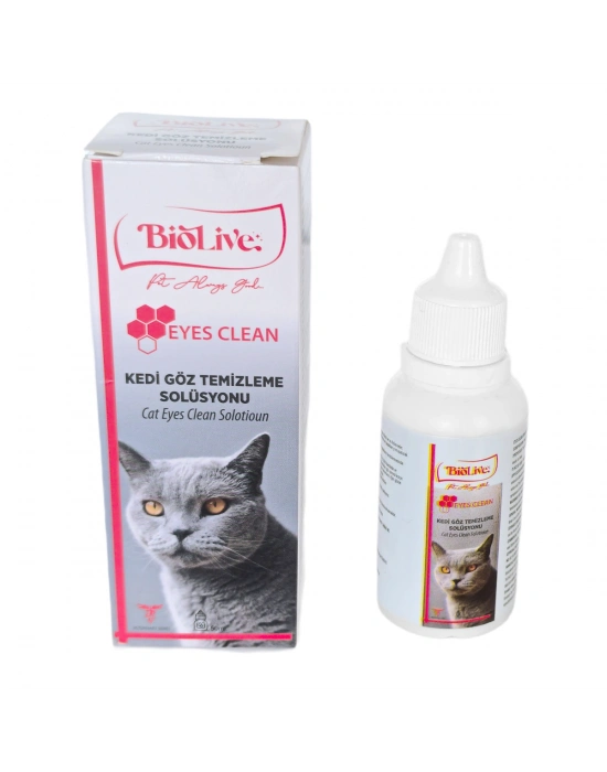 Biolive Eyes Clean Kedi Göz Temizleme Solisyonu 50ml
