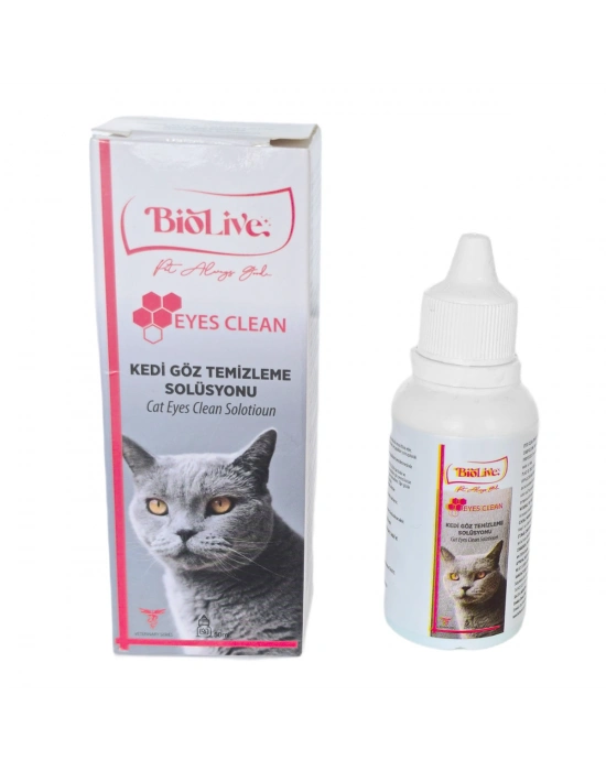 Biolive Eyes Clean Kedi Göz Temizleme Solisyonu 50ml