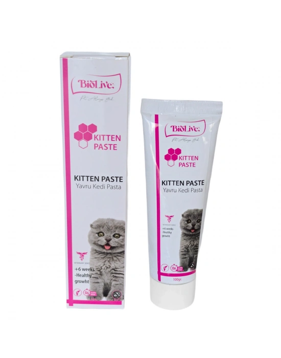 Biolive Kitten Yavru Kediler İçin Malt Vitamin Paste 100gr