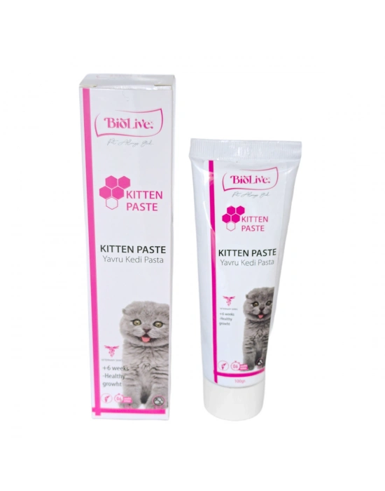 Biolive Kitten Yavru Kediler İçin Malt Vitamin Paste 100gr