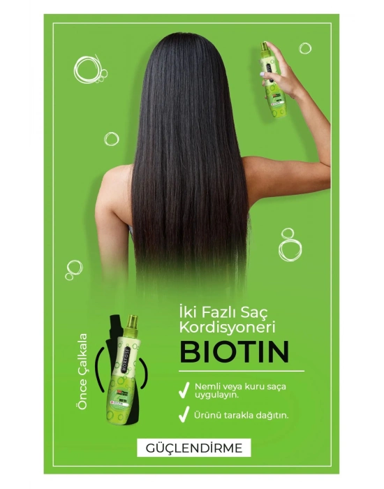 Biotin Çift Fazlı Saç Kondisyoner Fön Suyu 240 ML - mrfs