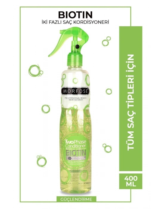 Biotin Çift Fazlı Saç Kondisyoner Fön Suyu 400 ML - mrfs