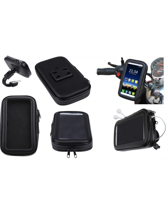 Bisiklet Ve Motosiklet Su Geçirmez Telefon Tutucu 6.2"