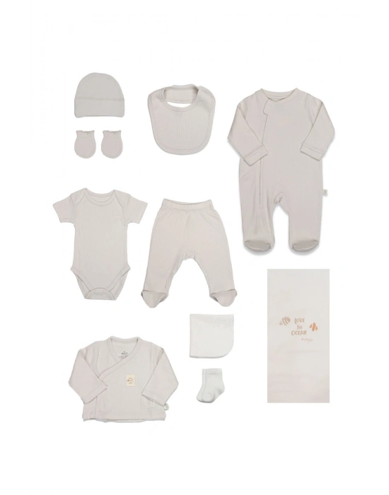 Bistyle 10lu Hastane Çıkışı Modal The Ocean 11116 Bej