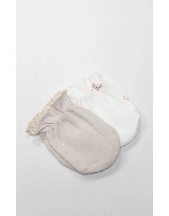 Bistyle 2li Eldiven Cookies Make Happy 90194 Ekru