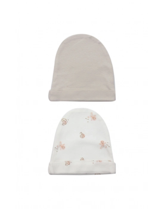 Bistyle 2li Şapka Cookies Make Happy 90193 Ekru