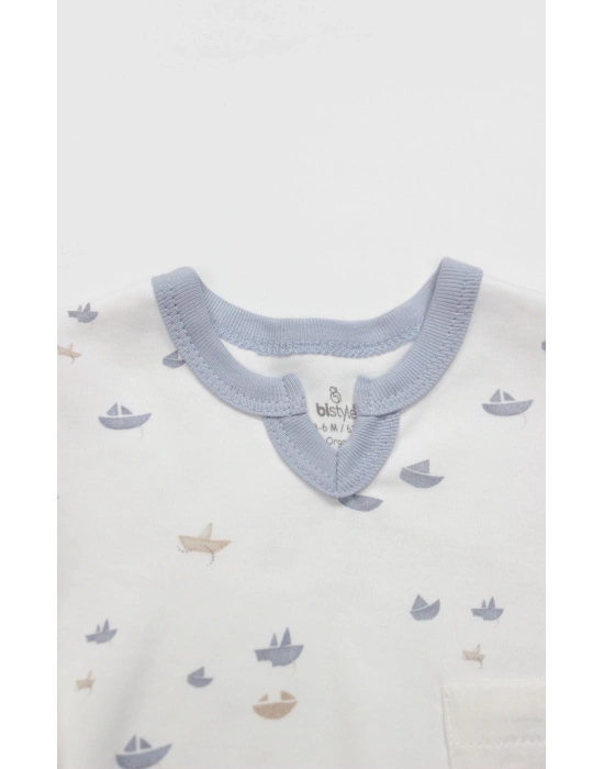 Bistyle 2li Takım Little Boats 14127 Ekru