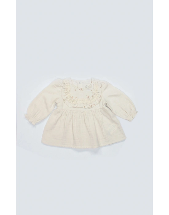 Bistyle 2li Takım Müslin Daisy Flowers 14130 Somon