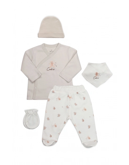 Bistyle 5li Hastane Çıkışı Cookies Make Happy 12111 Ekru