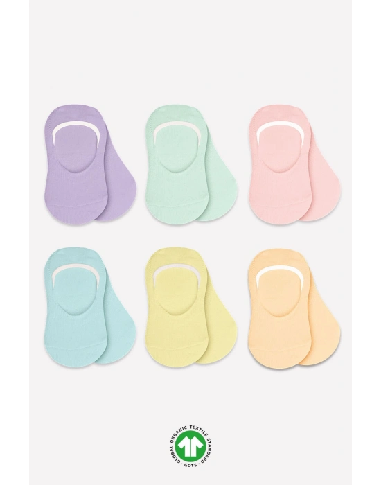 Bistyle 6Lı Mix Babet Çorap 30101 Lila