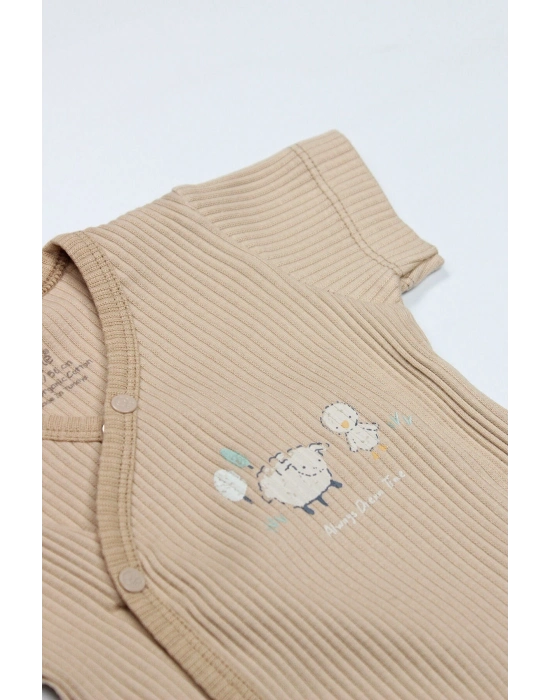 Bistyle Always Dream Yarım Kol Badi 17115 Ekru Bej