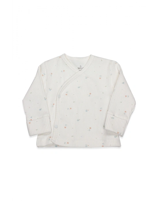 Bistyle Bloom White 3Lü Zıbın Takım 13112 Ekru Gül Kurusu