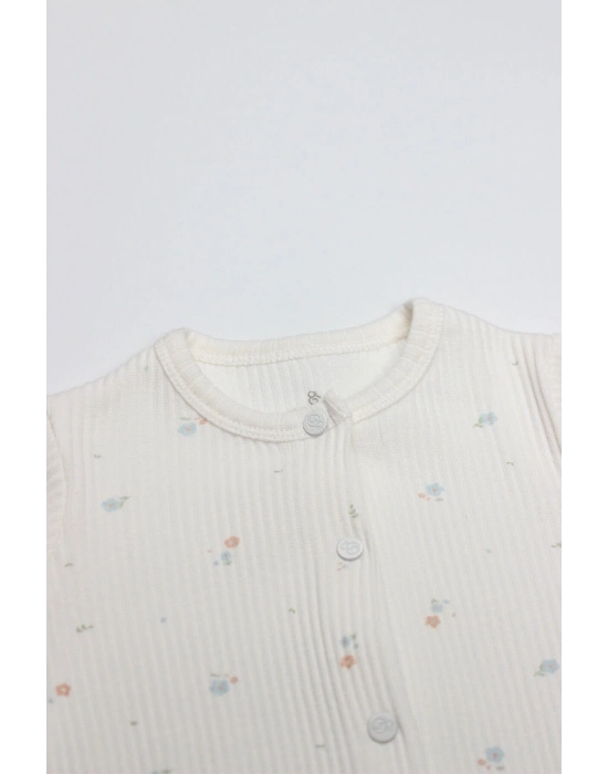 Bistyle Bloom White Tulum 15113 Ekru Gül Kurusu