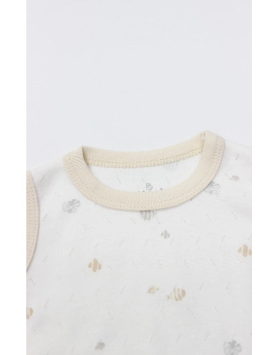 Bistyle Body Askılı Ocean And Starfish 17183 Ekru