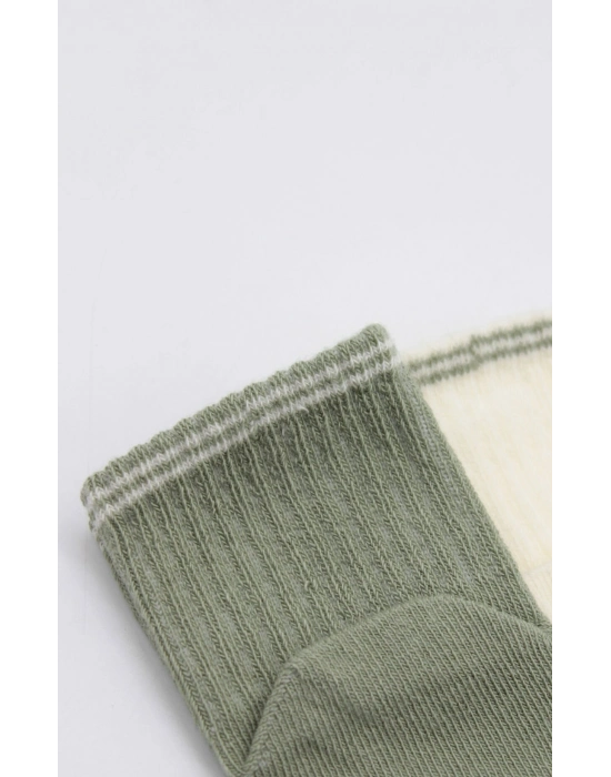 Bistyle Çemberli Basic Penye Kaymaz Soket Çorap 2li 10146 Nil