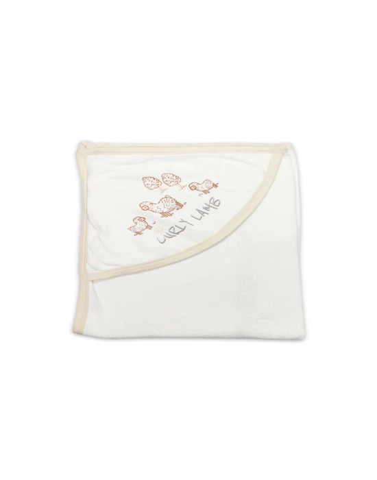 Bistyle Curly Lamb Tulum 15108 Bej Mavi Ekru