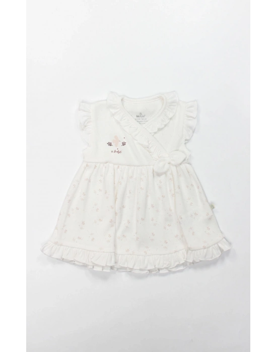 Bistyle Elbise Yarım Kol Morning Sun 21106 Ekru