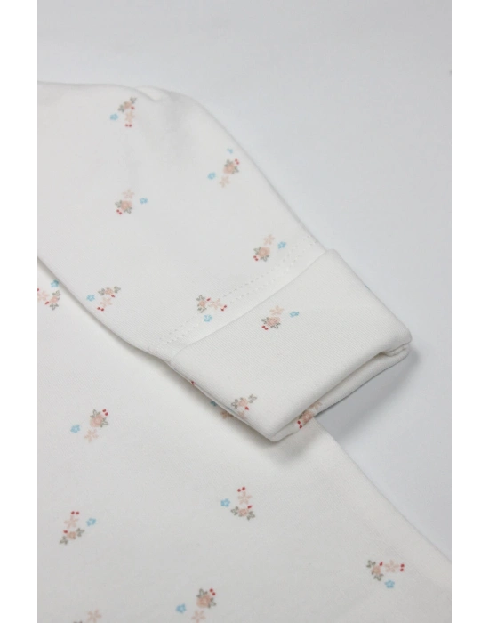 Bistyle Grow İn Love Bebe Tulum 15103 Pembe Ekru