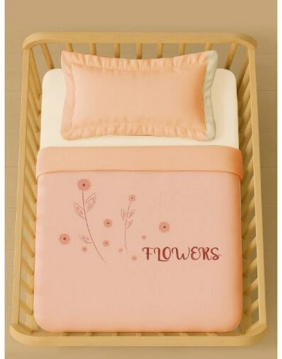 Bistyle Hello Flowers Pike Takımı 100x150 80118 Pembe