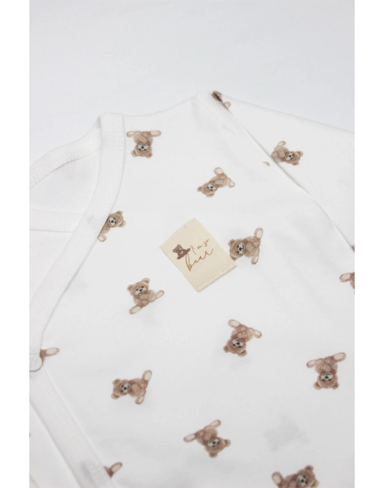 Bistyle I Am So Bear 3lü Takım 13103 Bej-Ekru