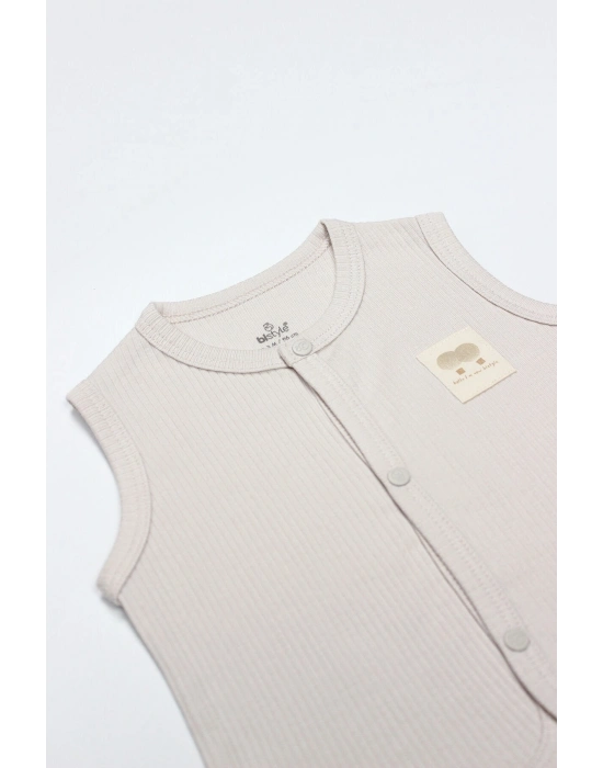 Bistyle Modal Flying Balloons Bebek Yelek BS18110 Bej