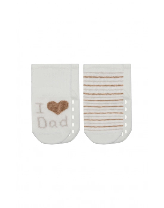 Bistyle Mom Dad Penye Kaymaz Soket Çorap 2li 10147 Çember Dad