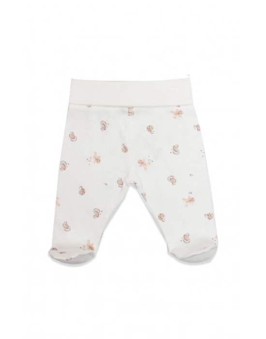 Bistyle Patikli Alt Cookies Make Happy 16144 Ekru