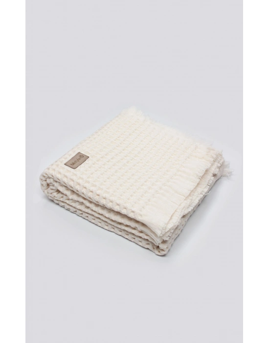 Bistyle Style Baby Pike Battaniye 110x110 70149 Ekru